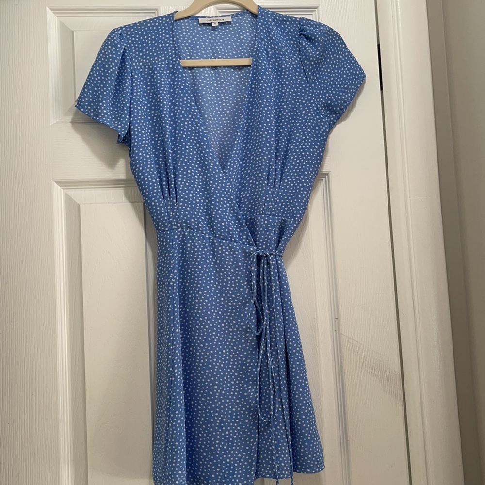 Polka Dotted Wrap Dress